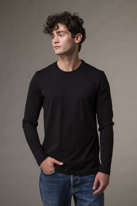 Majestic Filatures | T-shirt girocollo maniche lunghe regular