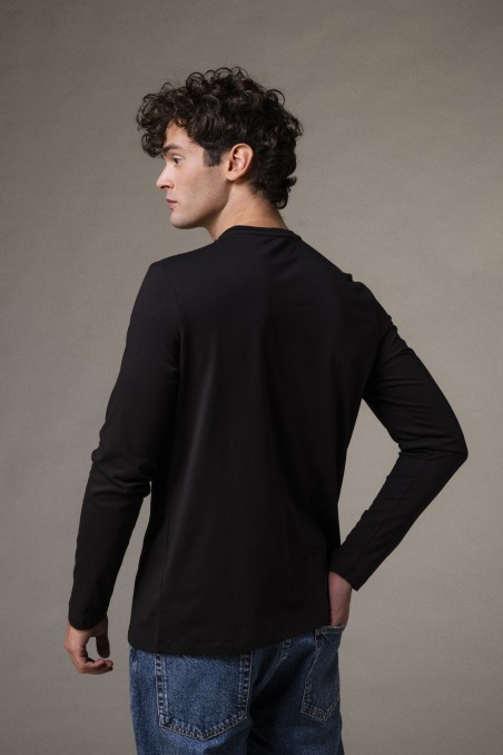 Majestic Filatures | T-shirt girocollo maniche lunghe regular