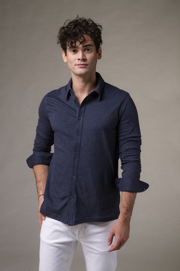 Majestic Filatures | Camicia in 100% cotone