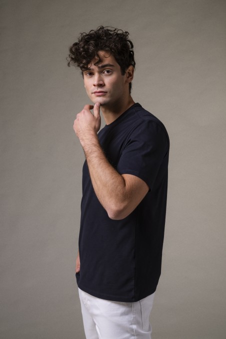 T-shirt girocollo slim