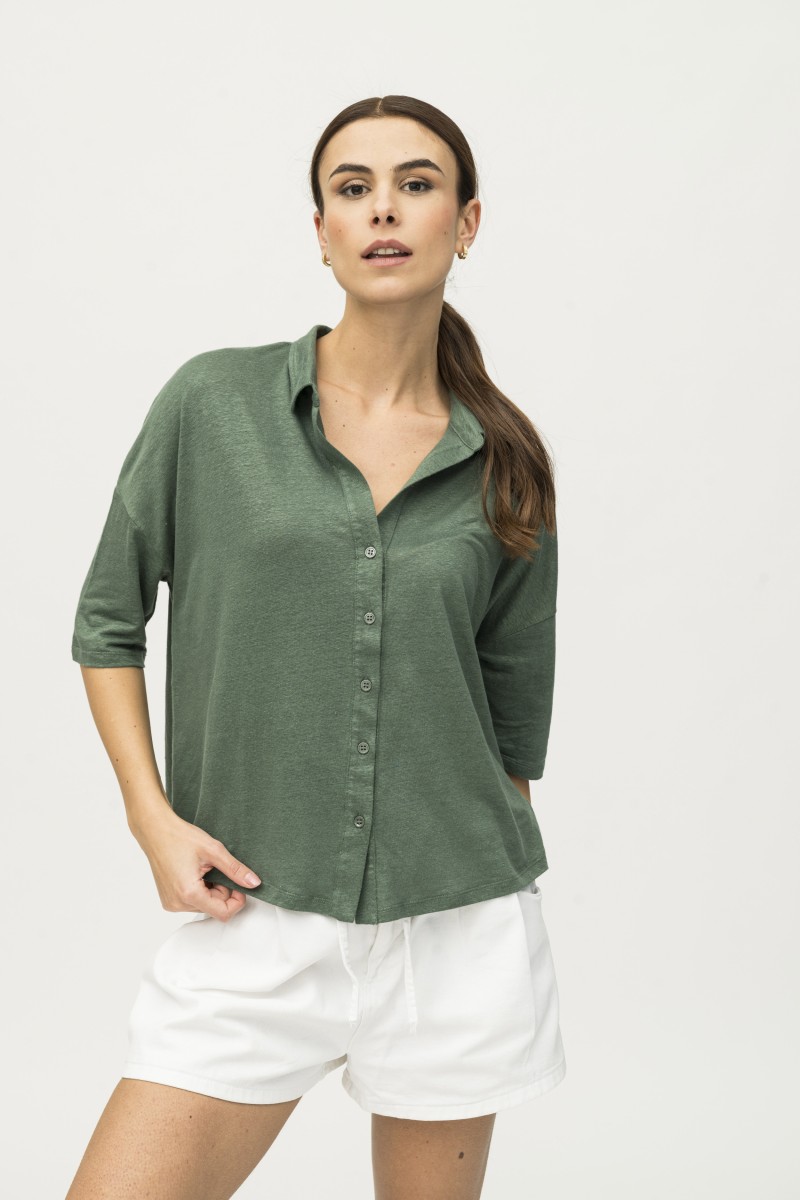 Majestic Filatures | Camicia in lino over