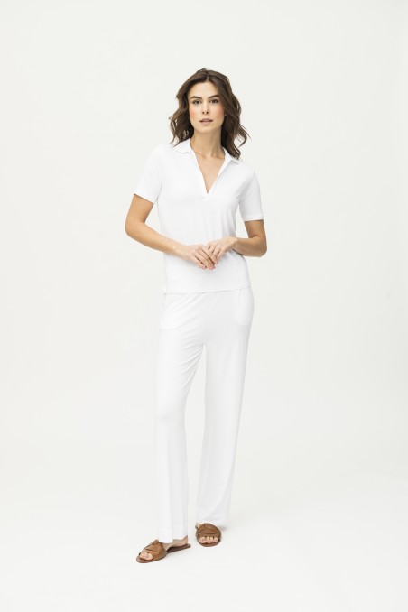 Majestic Filatures | Pantalone con fondo ampio e pinces