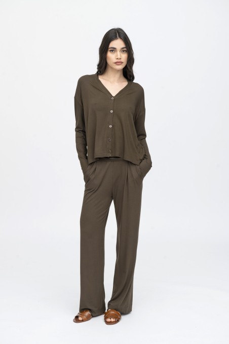 Majestic Filatures | Cardigan in viscosa over