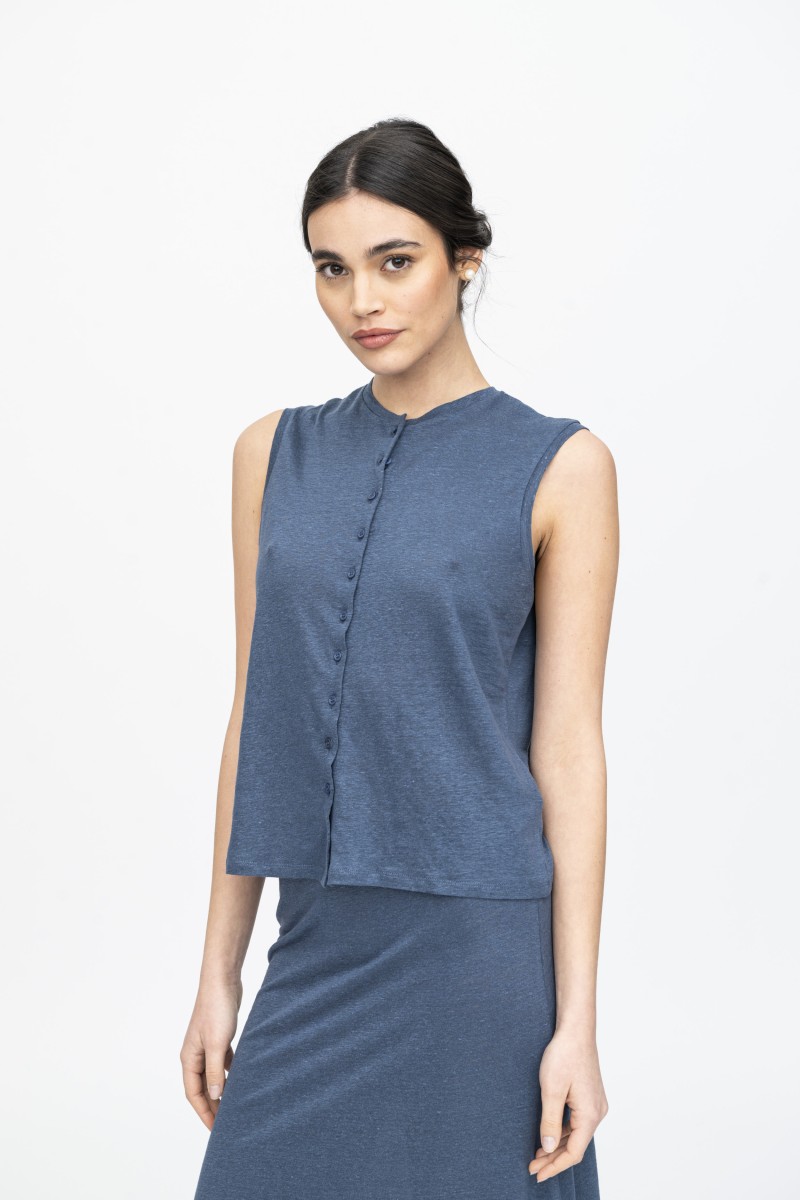 Majestic Filatures | Gilet in lino