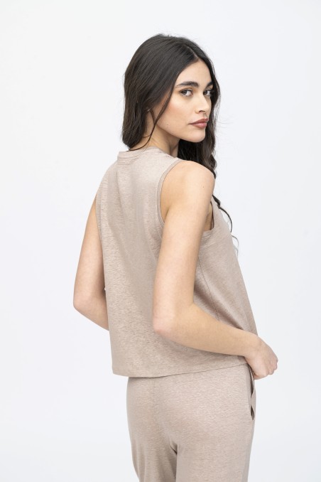 Majestic Filatures | Gilet in lino