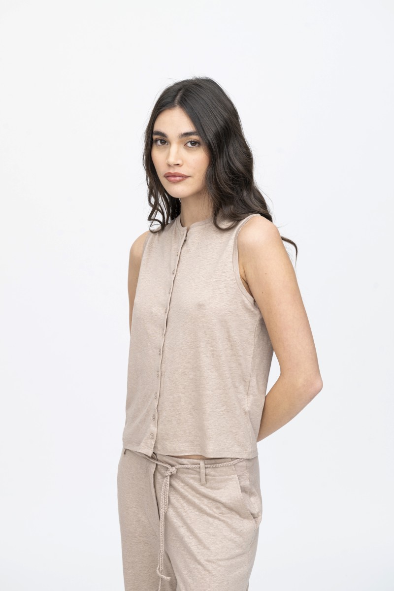 Majestic Filatures | Gilet in lino