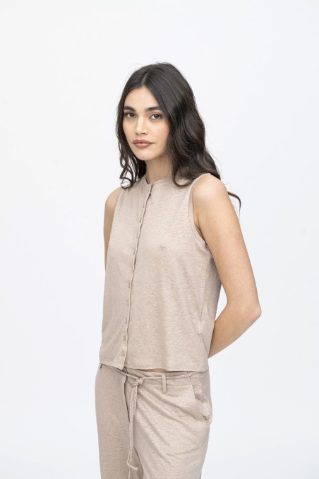 Majestic Filatures | Gilet in lino