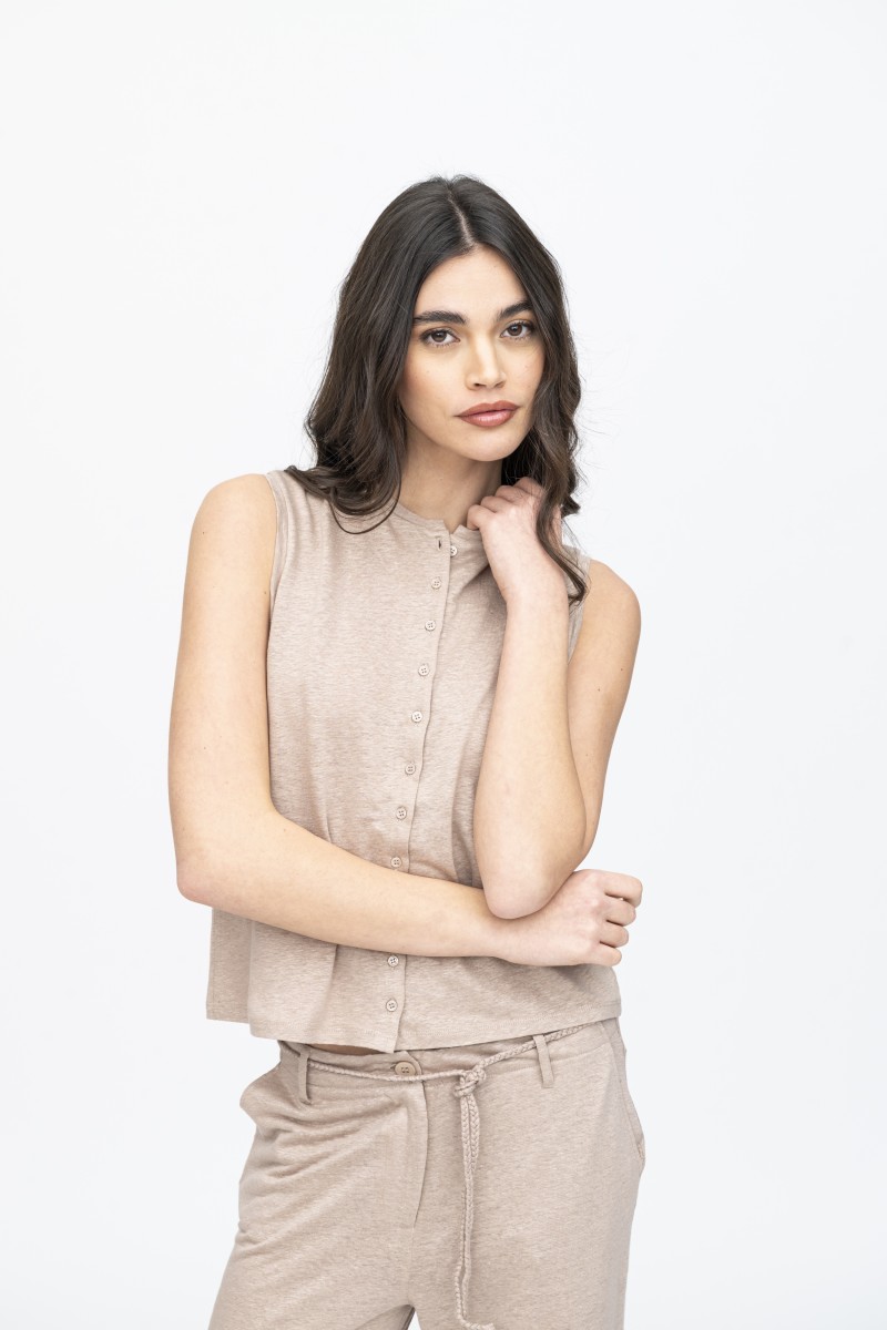 Majestic Filatures | Gilet in lino