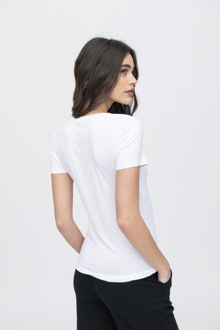 Majestic Filatures | T-shirt slim in viscosa
