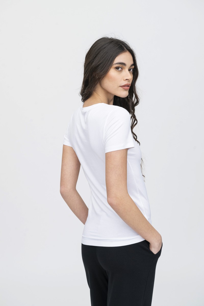 Majestic Filatures | T-shirt slim in viscosa