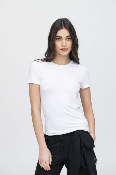 Majestic Filatures | T-shirt slim in viscosa