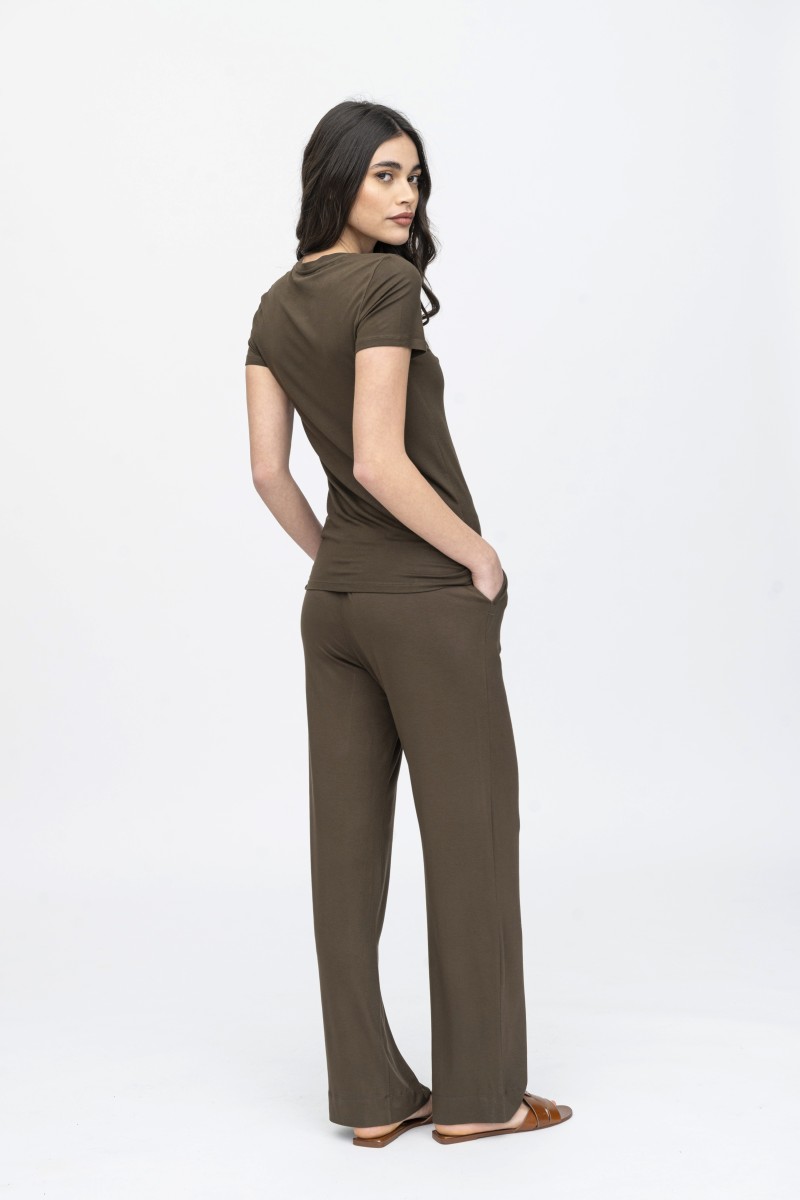 Majestic Filatures | Pantalone con fondo ampio e pinces