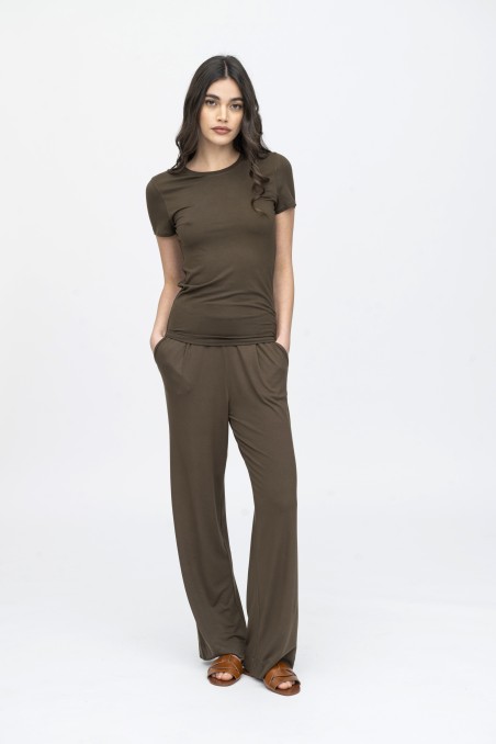 Majestic Filatures | Pantalone con fondo ampio e pinces