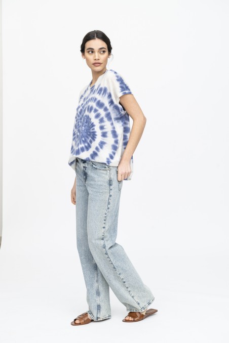 Majestic Filatures |T-shirt manica corta Tie Dye