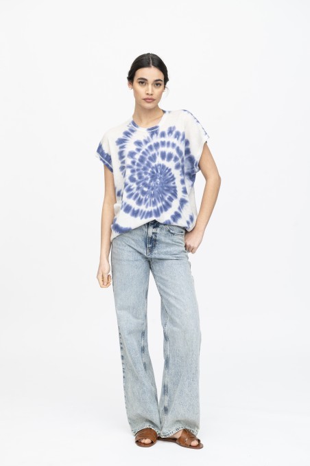 Majestic Filatures |T-shirt manica corta Tie Dye