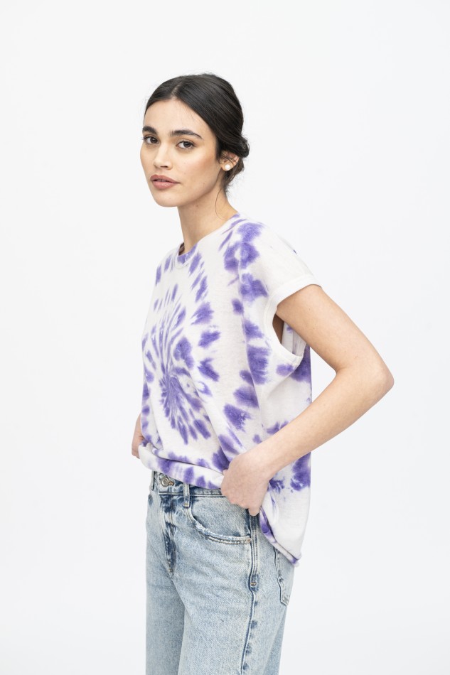 Majestic Filatures |T-shirt manica corta Tie Dye 2