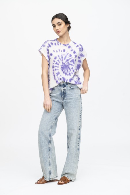 Majestic Filatures |T-shirt manica corta Tie Dye