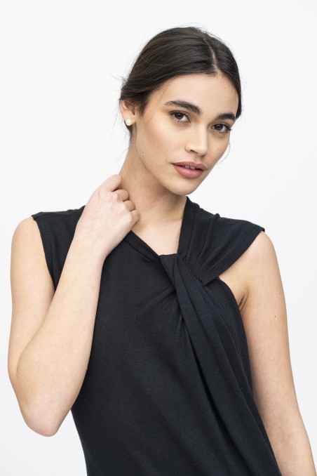 Majestic Filatures | Abito lungo in lino e cotone