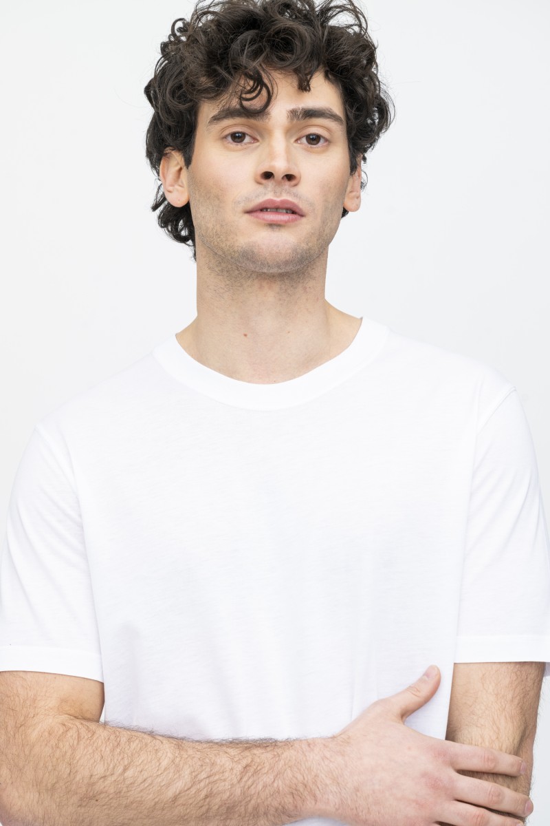 Majestic Filatures | T-shirt girocollo in Lyocell over