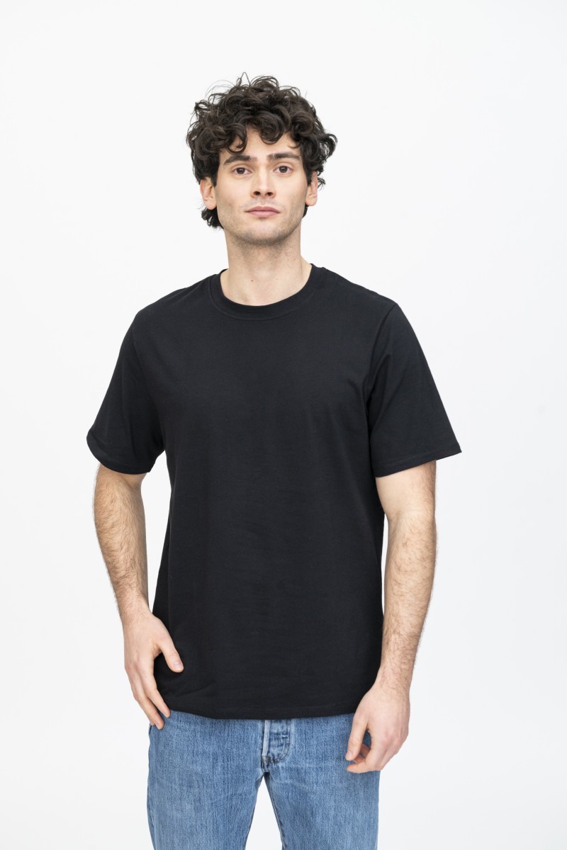 Majestic Filatures | T-Shirt girocollo over in cotone elasticizzato