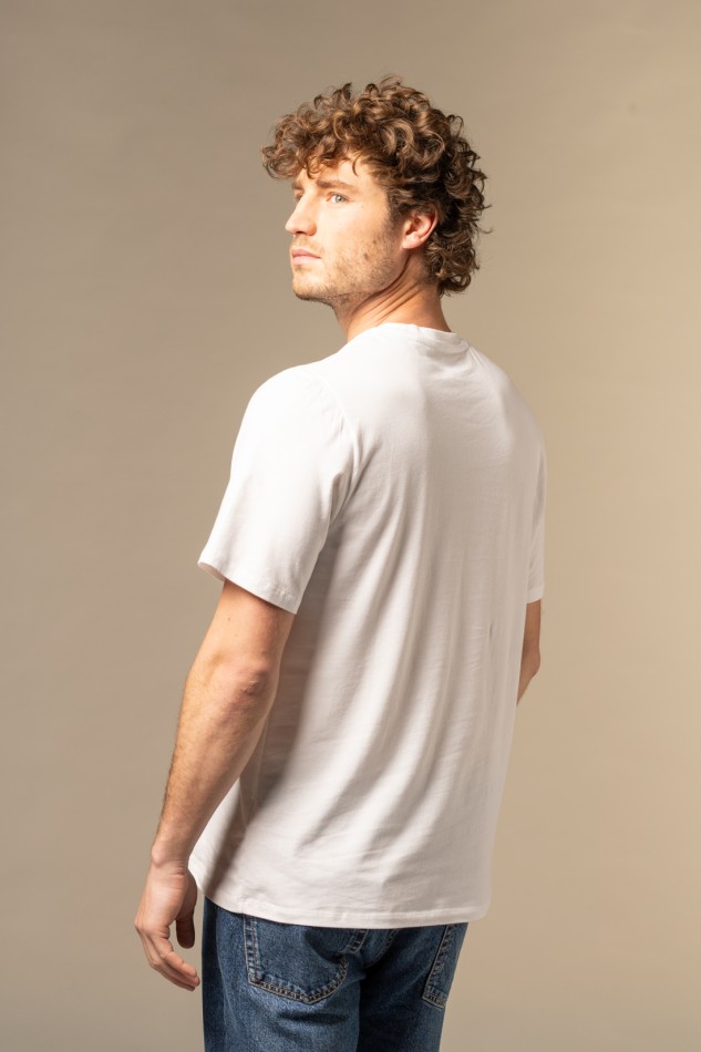 Majestic Filatures | T-Shirt girocollo over in cotone elasticizzato 2