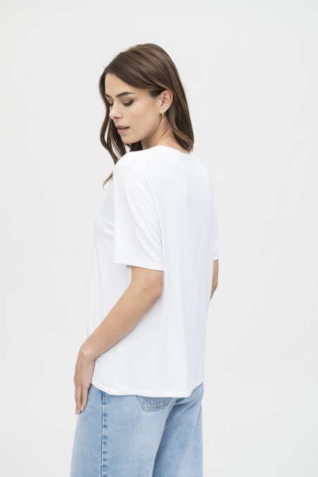 Majestic Filatures | T-shirt over in viscosa