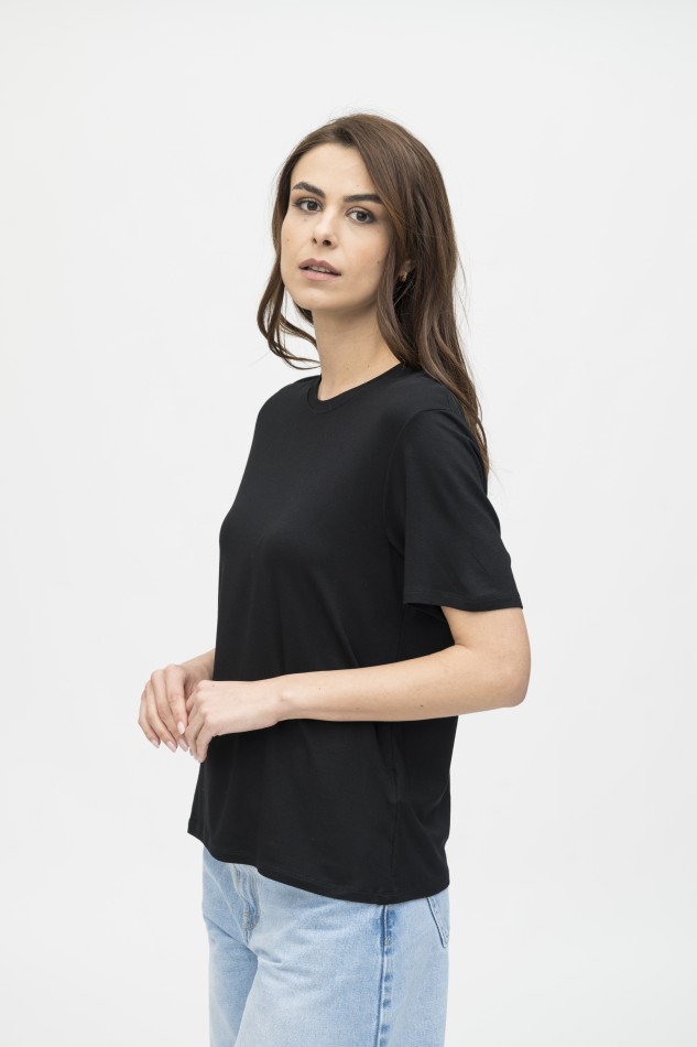Majestic Filatures | T-shirt over in viscosa 2